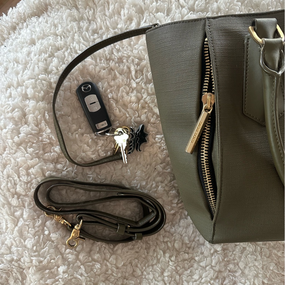 Olive Green Dagne Dover bag - Picture 4 of 15